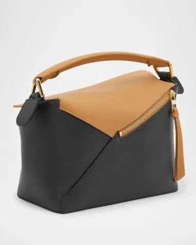 Loewe Puzzle Edge Small Top-Handle Bag in Bicolor Leather | Thumbnail 6 Loewe Puzzle Edge Small Top-Handle Bag in Bicolor Leather | Thumbnail 6