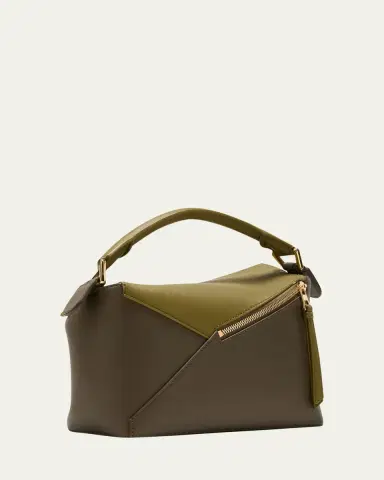 Loewe Puzzle Edge Small Top-Handle Bag in Bicolor Leather | Thumbnail 10 Loewe Puzzle Edge Small Top-Handle Bag in Bicolor Leather | Thumbnail 10