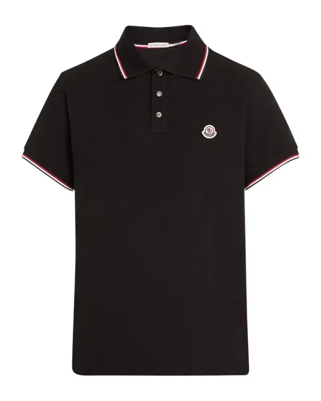 Men 's Classic Flag-Trim Polo Shirt