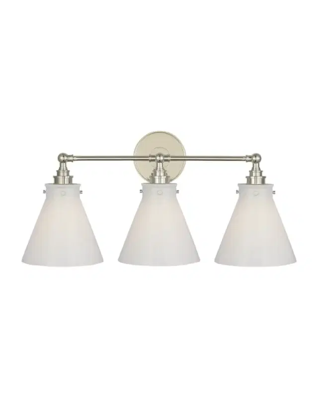 Visual Comfort Signature Parkington 3-Light Bath Bar Light by Chapman & Myers