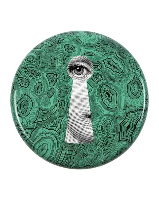FORNASETTI Serratura Malachite Stool