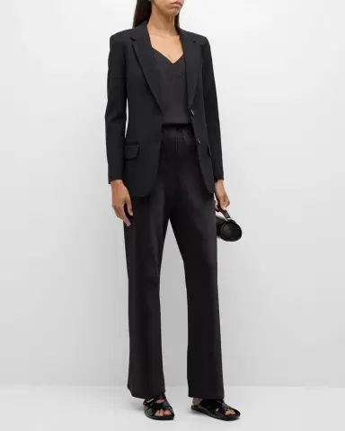 Joseph Jackie Single-Breasted Stretch Wool Blazer | Thumbnail 2