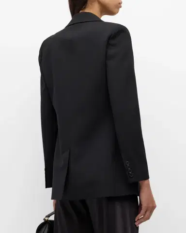 Joseph Jackie Single-Breasted Stretch Wool Blazer | Thumbnail 3