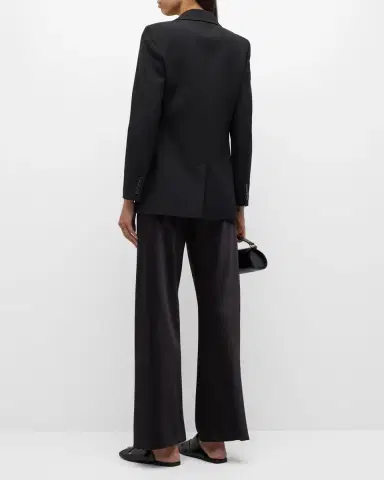 Joseph Jackie Single-Breasted Stretch Wool Blazer | Thumbnail 6