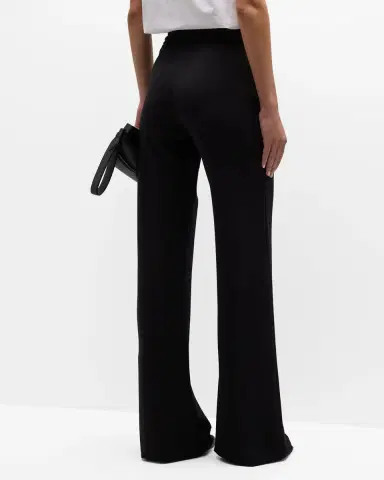 CALLAS MILANO Anouk High-Rise Straight-Leg Crepe Jersey Pants | Thumbnail 3 CALLAS MILANO Anouk High-Rise Straight-Leg Crepe Jersey Pants | Thumbnail 3