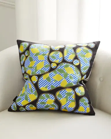 Christian Lacroix Lemon Pebbles Cushion | Thumbnail 1