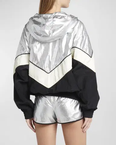 Golden Goose Star Metallic Patchwork Windbreaker | Thumbnail 6 Golden Goose Star Metallic Patchwork Windbreaker | Thumbnail 6