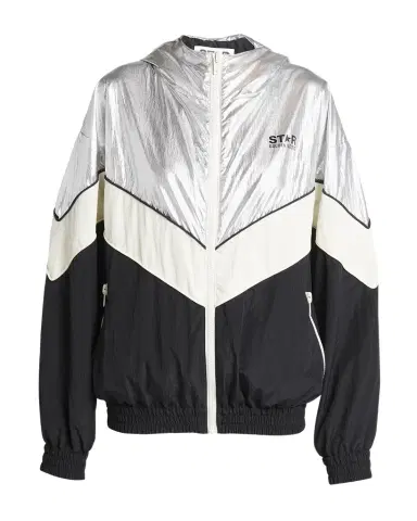 Golden Goose Star Metallic Patchwork Windbreaker | Thumbnail 1 Golden Goose Star Metallic Patchwork Windbreaker | Thumbnail 1