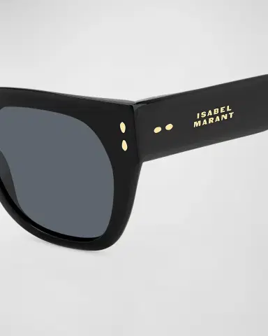 Isabel Marant Logo Acetate Cat-Eye Sunglasses | Thumbnail 2