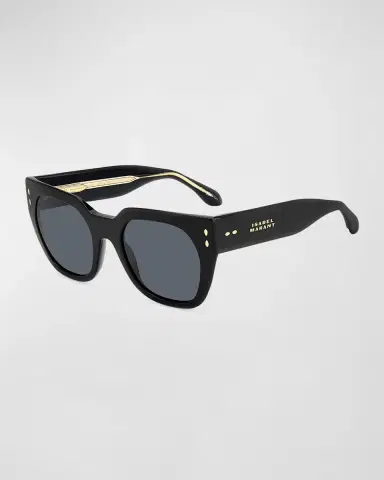 Isabel Marant Logo Acetate Cat-Eye Sunglasses | Thumbnail 3