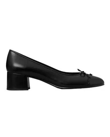 Tory Burch Mixed Leather Cap-Toe Ballerina Pumps | Thumbnail 1 Tory Burch Mixed Leather Cap-Toe Ballerina Pumps | Thumbnail 1