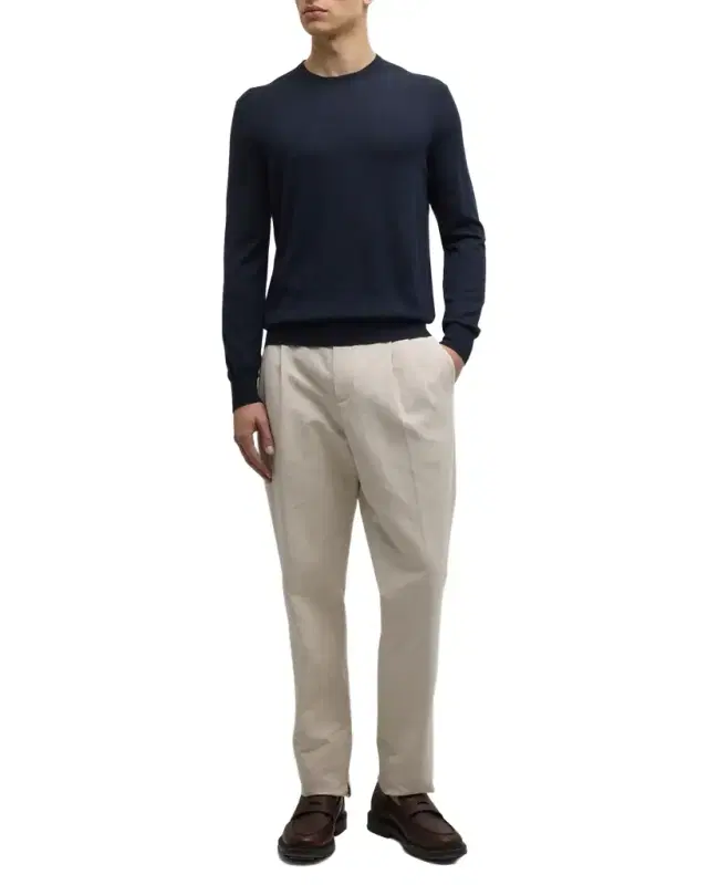 Men 's Girocollo Cash Light Crewneck Sweater