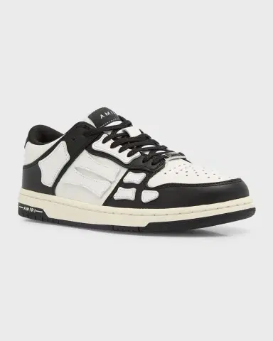 AMIRI Skel Bicolor Leather Low-Top Sneakers | Thumbnail 3 AMIRI Skel Bicolor Leather Low-Top Sneakers | Thumbnail 3