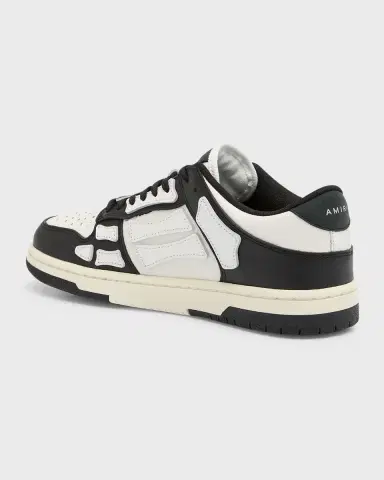 AMIRI Skel Bicolor Leather Low-Top Sneakers | Thumbnail 4 AMIRI Skel Bicolor Leather Low-Top Sneakers | Thumbnail 4