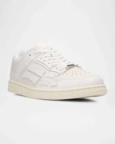 AMIRI Men's Skel Low-Top Leather Sneakers | Thumbnail 3 AMIRI Men's Skel Low-Top Leather Sneakers | Thumbnail 3
