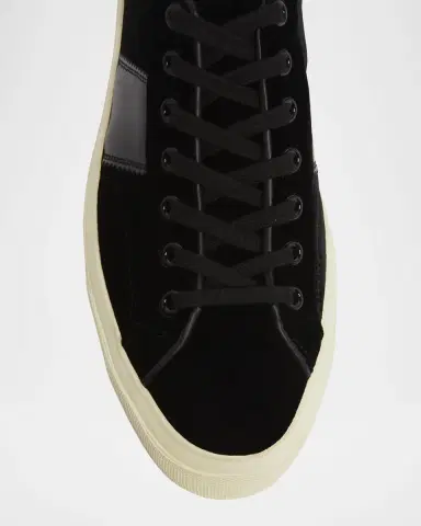 Tom Ford Men's Cambridge Suede Low-Top Sneakers | Thumbnail 5