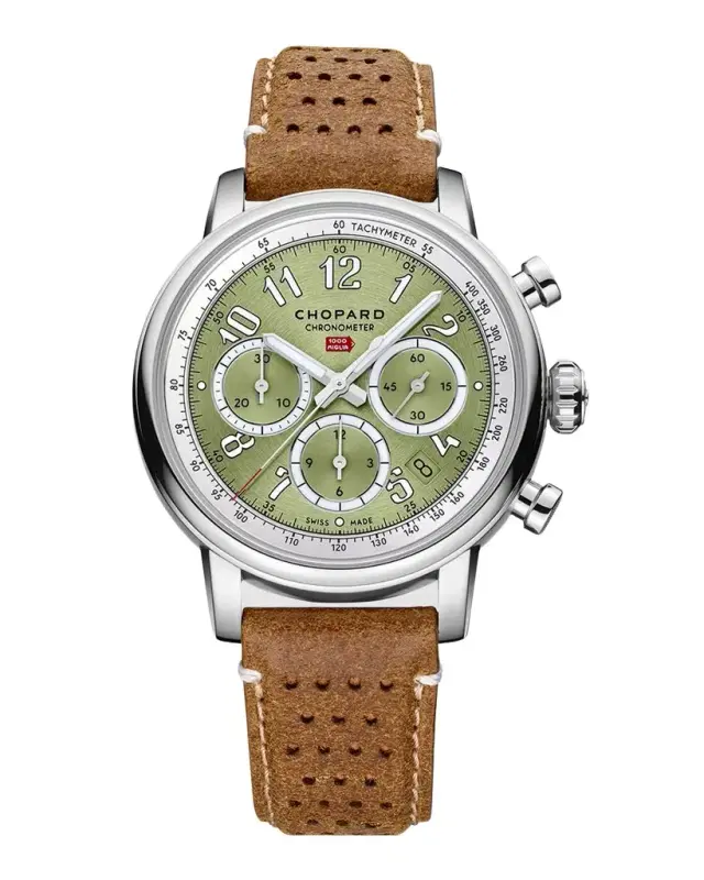 Chopard Mille Miglia 40mm Classic Chronograph Green Dial Watch