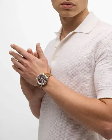 Chopard Mille Miglia 40mm Classic Chronograph Red Dial Watch | Thumbnail 6