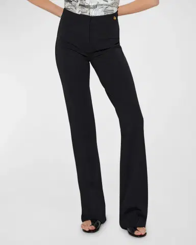CALLAS MILANO Danae High-Rise Flare Trousers | Thumbnail 4
