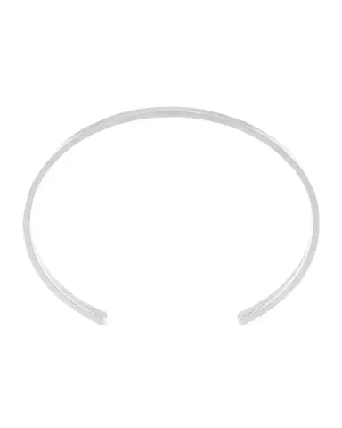 Le Gramme Men 's Brushed Sterling Silver Ribbon Cuff Bracelet | Thumbnail 1