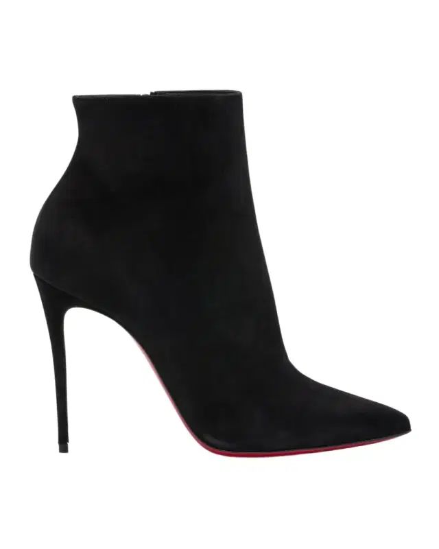 Christian Louboutin 100mm So Kate Suede Booties