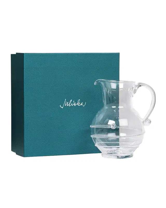Amalia Glass Round Pitcher