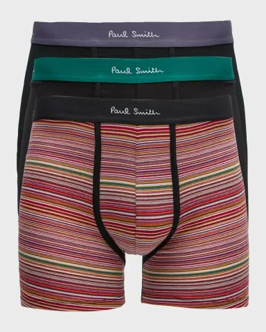 Paul Smith Men's 3-Pack Organic Cotton Trunks | Thumbnail 2 Paul Smith Men's 3-Pack Organic Cotton Trunks | Thumbnail 2