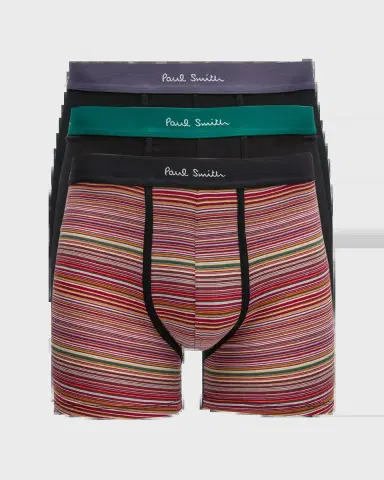 Paul Smith Men's 3-Pack Organic Cotton Trunks | Thumbnail 3 Paul Smith Men's 3-Pack Organic Cotton Trunks | Thumbnail 3