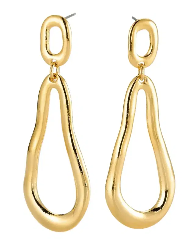 24k Gold Electroplate Earrings