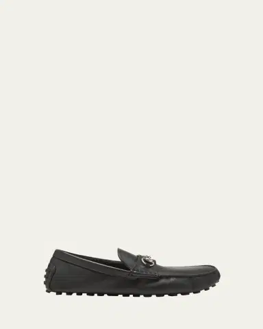 Gucci Men's Byorn Horsebit Leather Drivers | Thumbnail 5