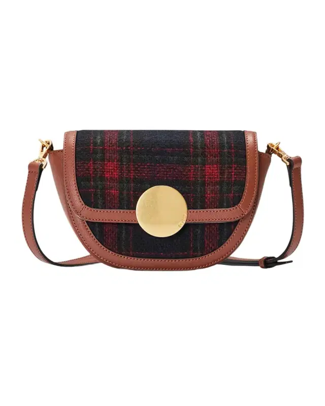 Oryany Lottie Flap Check Crossbody Bag