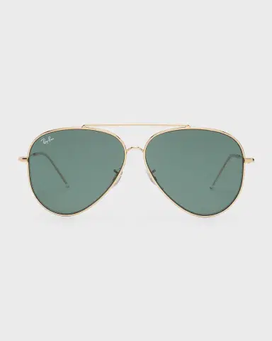 Ray-Ban Men's Aviator Reverse Metal Aviator Sunglasses, 62MM | Thumbnail 2
