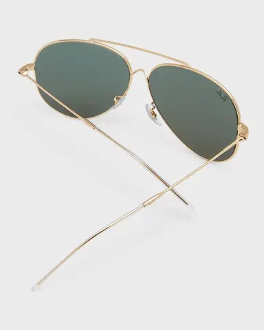 Ray-Ban Men's Aviator Reverse Metal Aviator Sunglasses, 62MM | Thumbnail 4