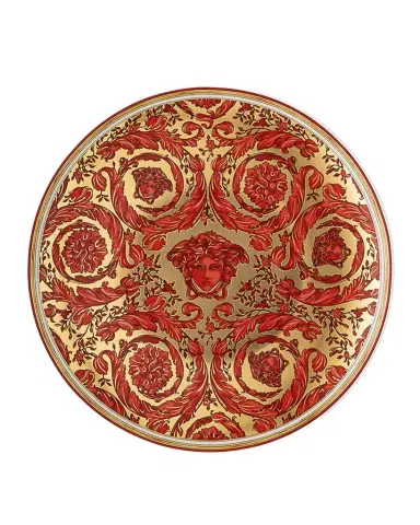Versace Medusa Garland Red Bread & Butter Plate | Thumbnail 1 Versace Medusa Garland Red Bread & Butter Plate | Thumbnail 1