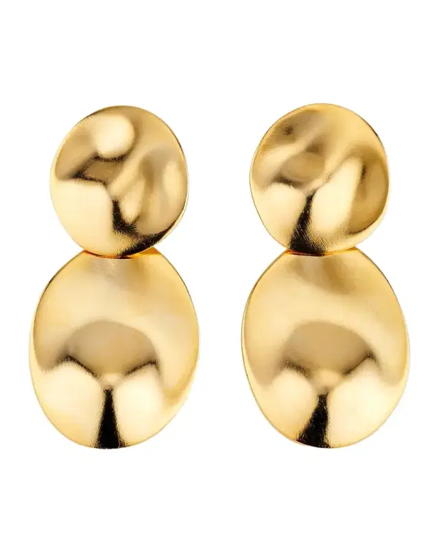 24k Gold Electroplated Earrings