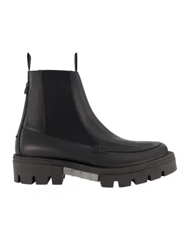 Karl Lagerfeld Paris Men's Leather Apron Toe Chelsea Boots | Thumbnail 1