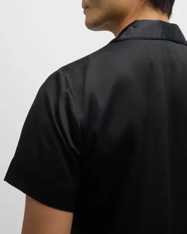 CDLP Men's Casual Button-Down Lounge Shirt | Thumbnail 5 CDLP Men's Casual Button-Down Lounge Shirt | Thumbnail 5