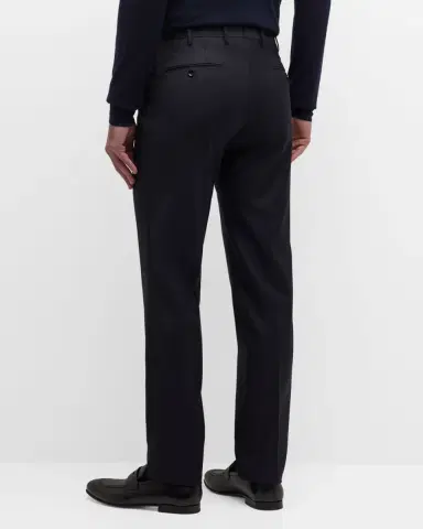 Incotex Men's Batavia Stretch Twill Dress Pants | Thumbnail 2