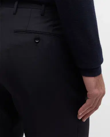 Incotex Men's Batavia Stretch Twill Dress Pants | Thumbnail 6