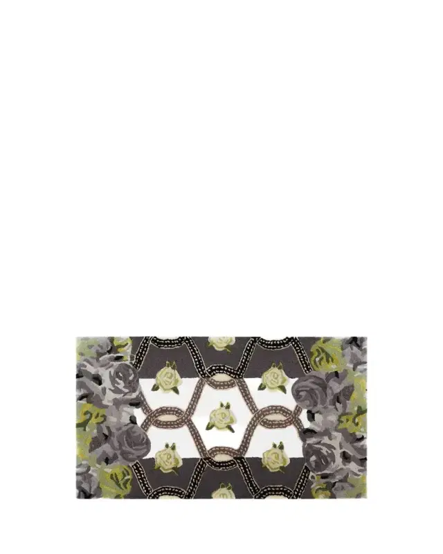 MacKenzie-Childs Really Rosy Rug, 2' x 4'