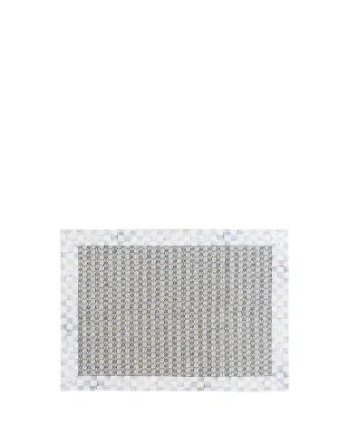 MacKenzie-Childs Sterling Check Rug, 2'x 3' | Thumbnail 1