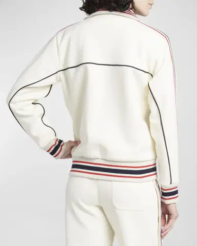 Golden Goose Star Zip-Front Logo Track Jacket | Thumbnail 3