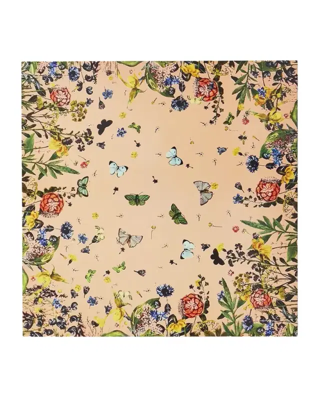 Nomi K Floral Butterfly Lacquer Placemat