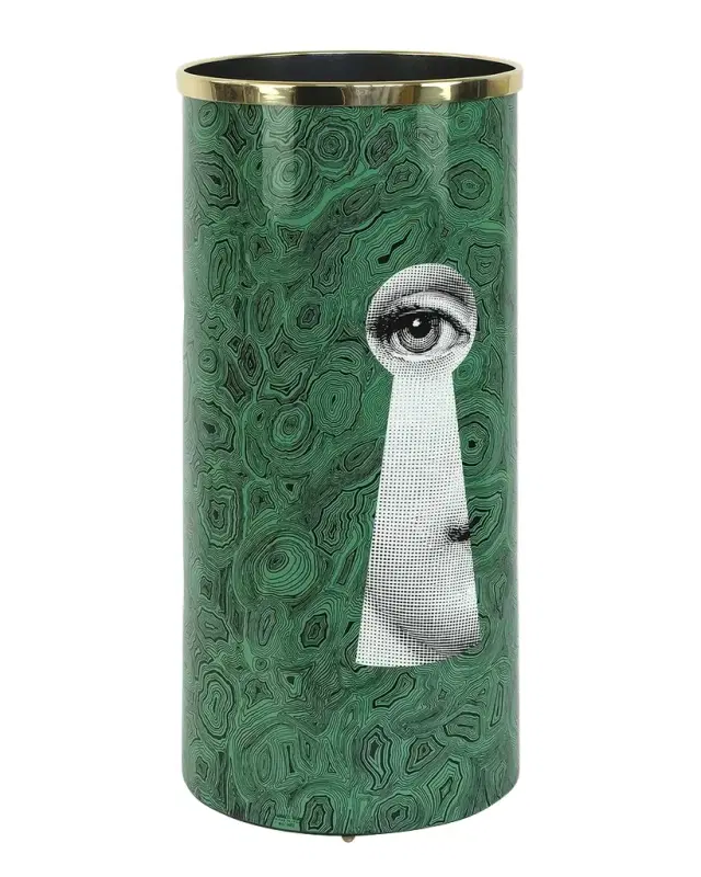 FORNASETTI Serratura Malachite Umbrella Stand