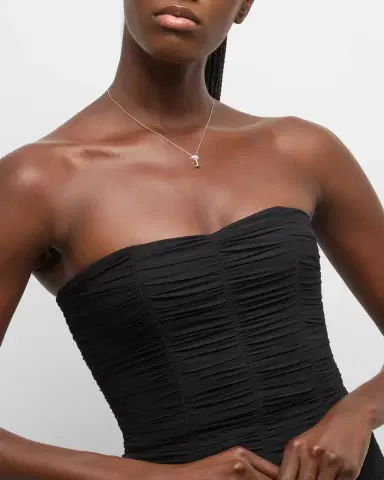 Roberto Coin 18K White Gold Cosmo Glass Pendant Necklace | Thumbnail 5 Roberto Coin 18K White Gold Cosmo Glass Pendant Necklace | Thumbnail 5