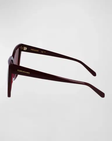 Ferragamo Sleek Logo Acetate Square Sunglasses | Thumbnail 3 Ferragamo Sleek Logo Acetate Square Sunglasses | Thumbnail 3