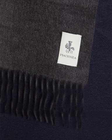 PIACENZA 1733 Men 's Two-Tone Cashmere-Silk Scarf | Thumbnail 4