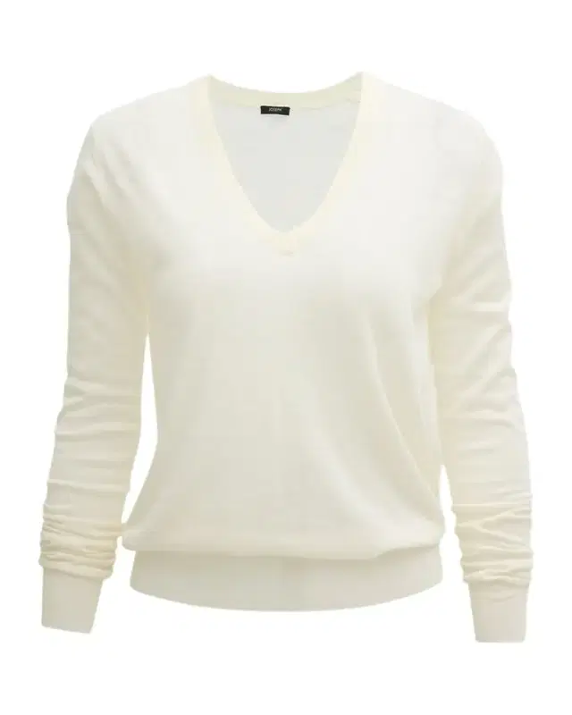 Cashair Cashmere V-Neck Long-Sleeve Shirt