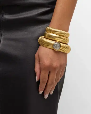 Ben-Amun Cobra Coin Bracelets, Set of 3 | Thumbnail 2 Ben-Amun Cobra Coin Bracelets, Set of 3 | Thumbnail 2