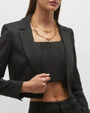 Ben-Amun Long Multi Link Necklace | Thumbnail 5 Ben-Amun Long Multi Link Necklace | Thumbnail 5